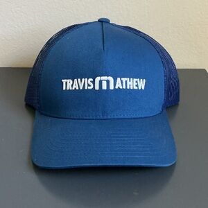 Travis Mathew Navy Mesh Cap